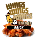 Wings Wings Wings And Things - Brick logo